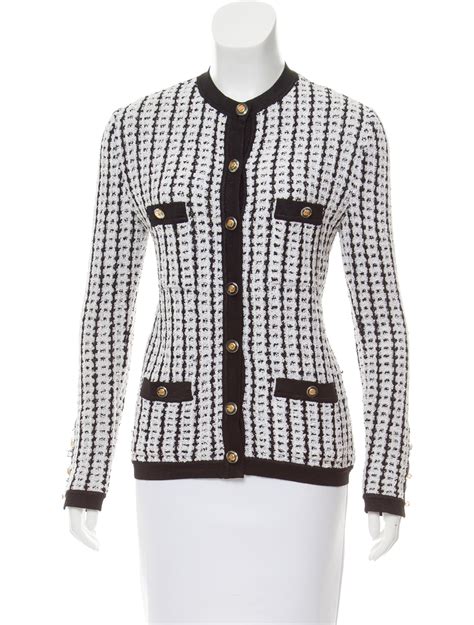 chanel inspired cardigan women.